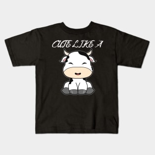 Cute Cow Kids T-Shirt